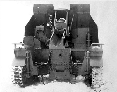 Самоходно-артиллерийская установка СУ-5-2. Вид сзади