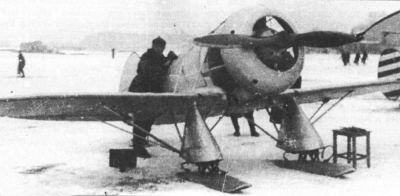Учебно-тренировочный самолет НВ-1 с двигателем М-11Г