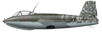 Силуэт Messerschmitt Me.263V-1