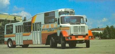 Автопоезд пассажирский перронный ТролЗа-6020