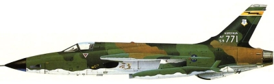 Силуэт F-105D Thunderchief
