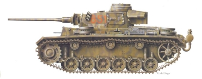 Силуэт Pz.Kpfw.III Ausf.M
