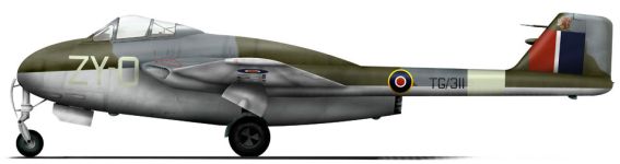 Силуэт Havilland F.Mk 1