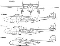 Модификации de Havilland Vampire