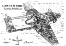 Компоновка Havilland DH.100 T.11