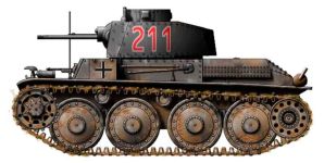 Силуэт танка Pz.Kpfw.38 (t) Ausf.A