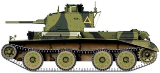 Силуэт танка Cruiser Mk.IV