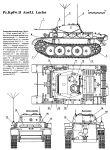 Чертеж танка Pz.Kpfw. II Ausf L