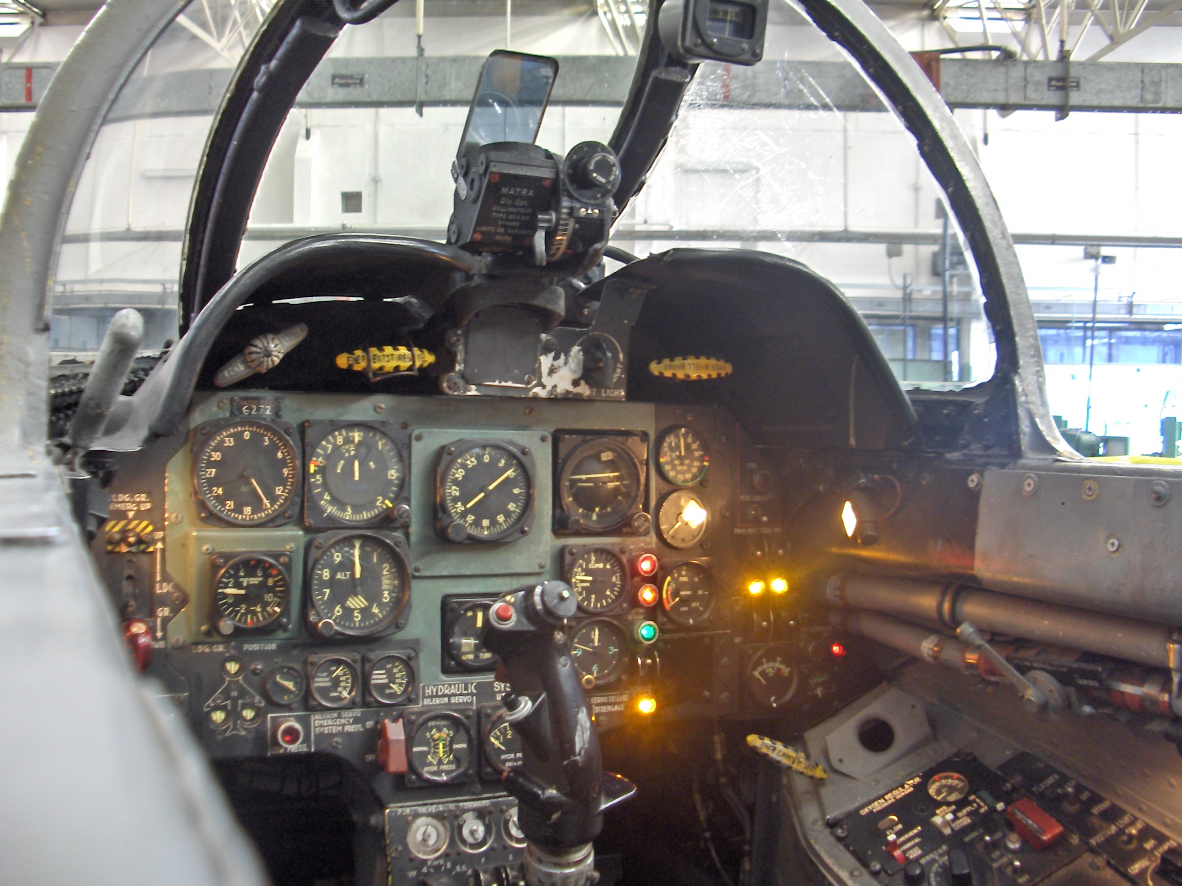 Кокпит пилота FIAT G91