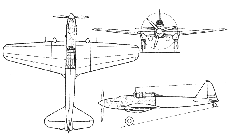 Чертеж Ил-8