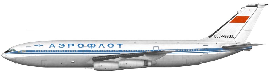 Силуэт Ил-86