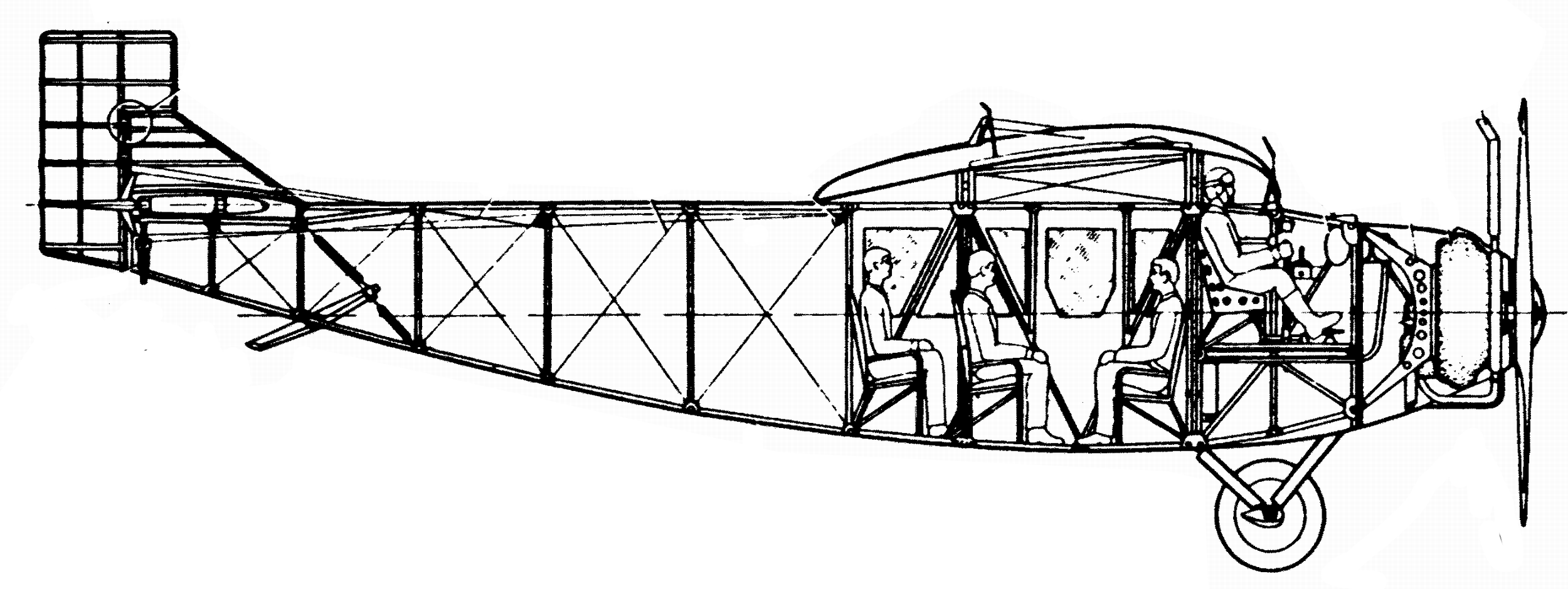 Компоновка самолета К-1