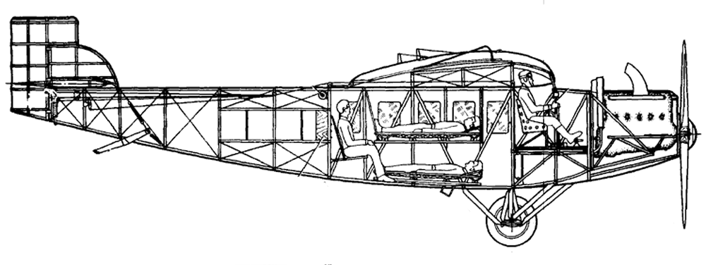 Компоновка самолета К-3