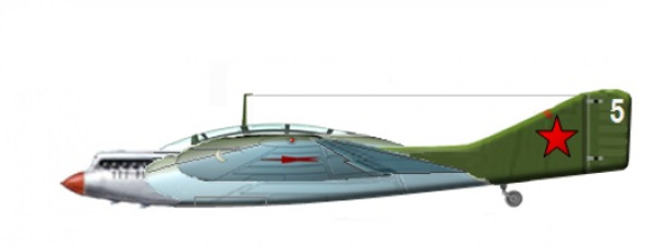 Силуэт самолета Сталь-5