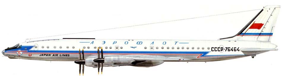 Силуэт Ту-114
