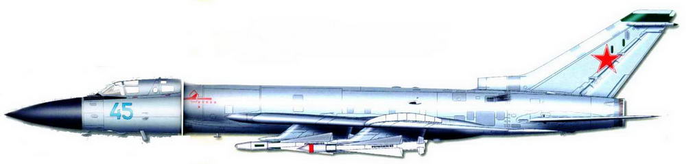 Силуэт Ту-128