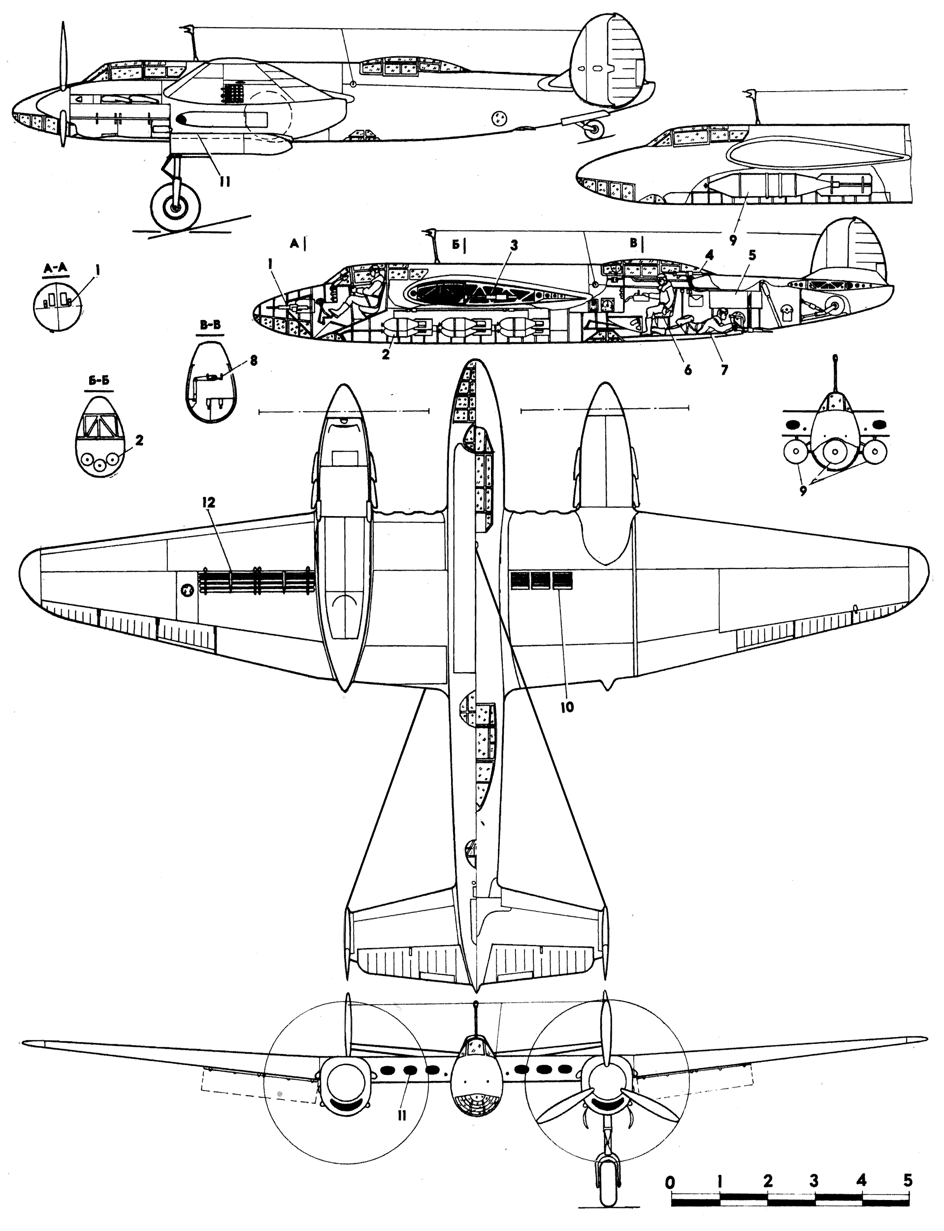 Чертеж АНТ-58