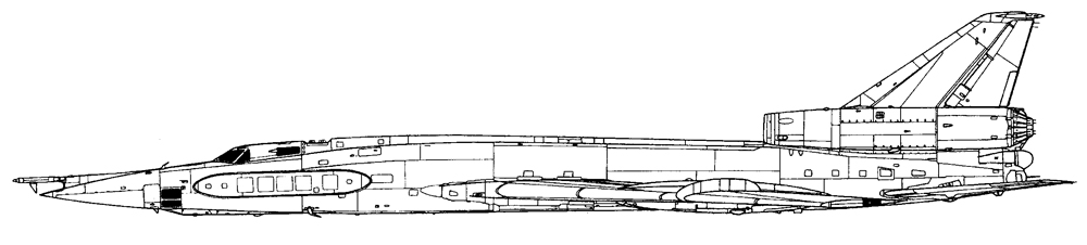 Силуэт Ту-22РДК