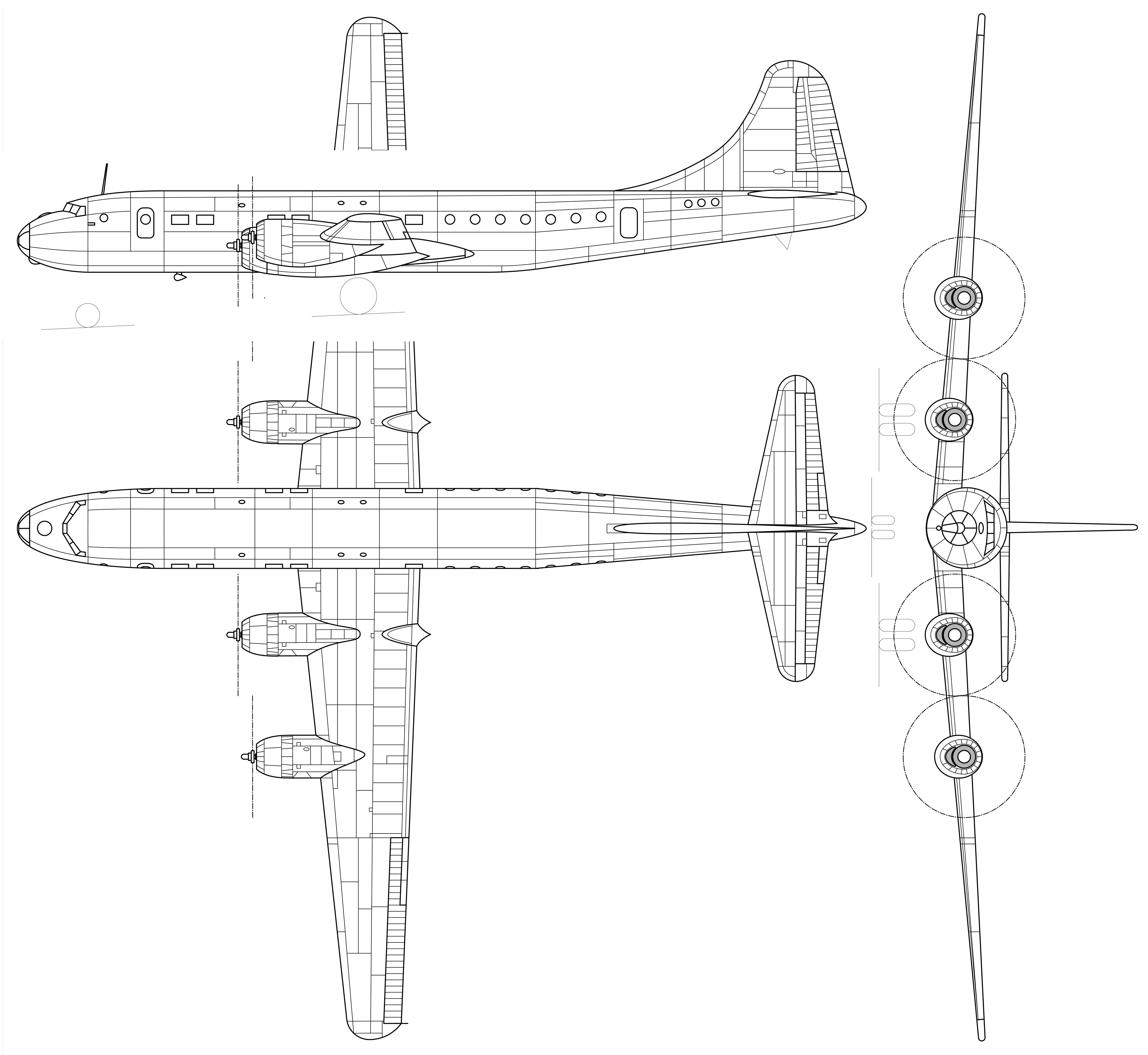 Чертеж самолета Ту-70