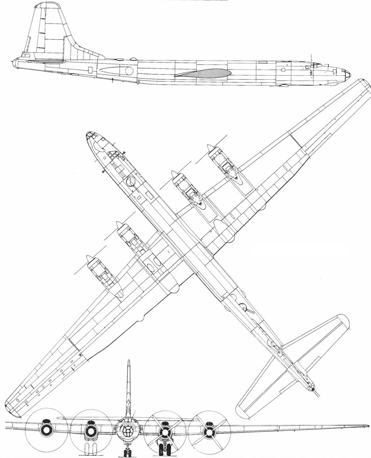 Чертеж Ту-85
