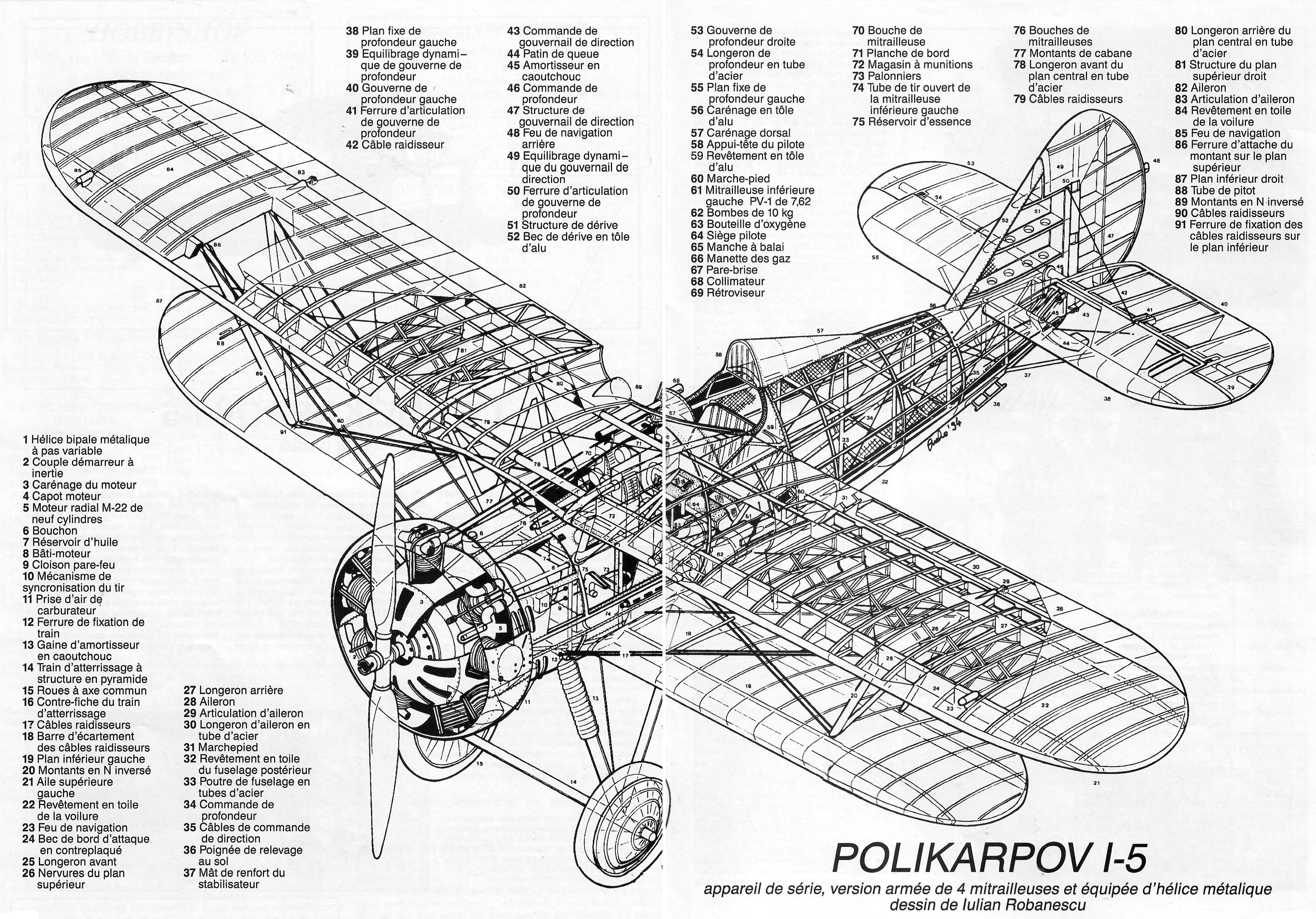 Компоновка истребителя И-5
