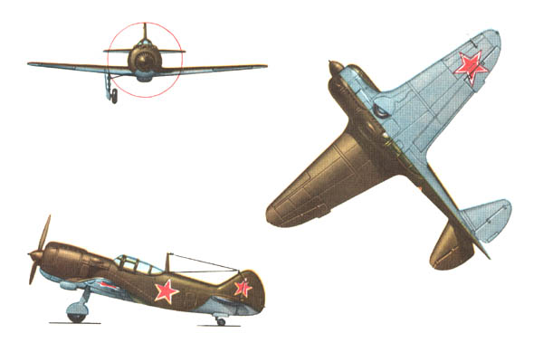 Чертеж Ла-5