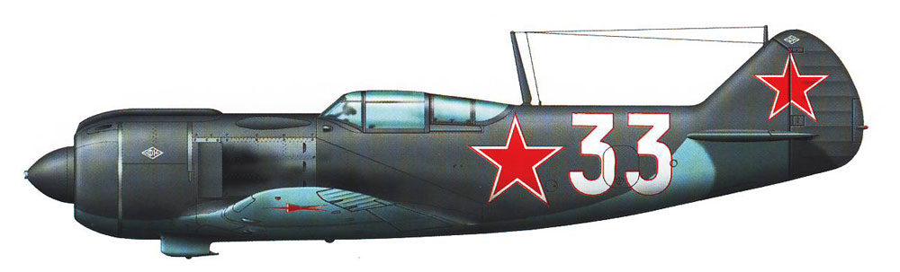 Силуэт Ла-7