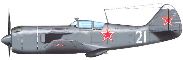 Силуэт Ла-9