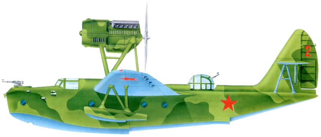 Силуэт самолета МБР-2