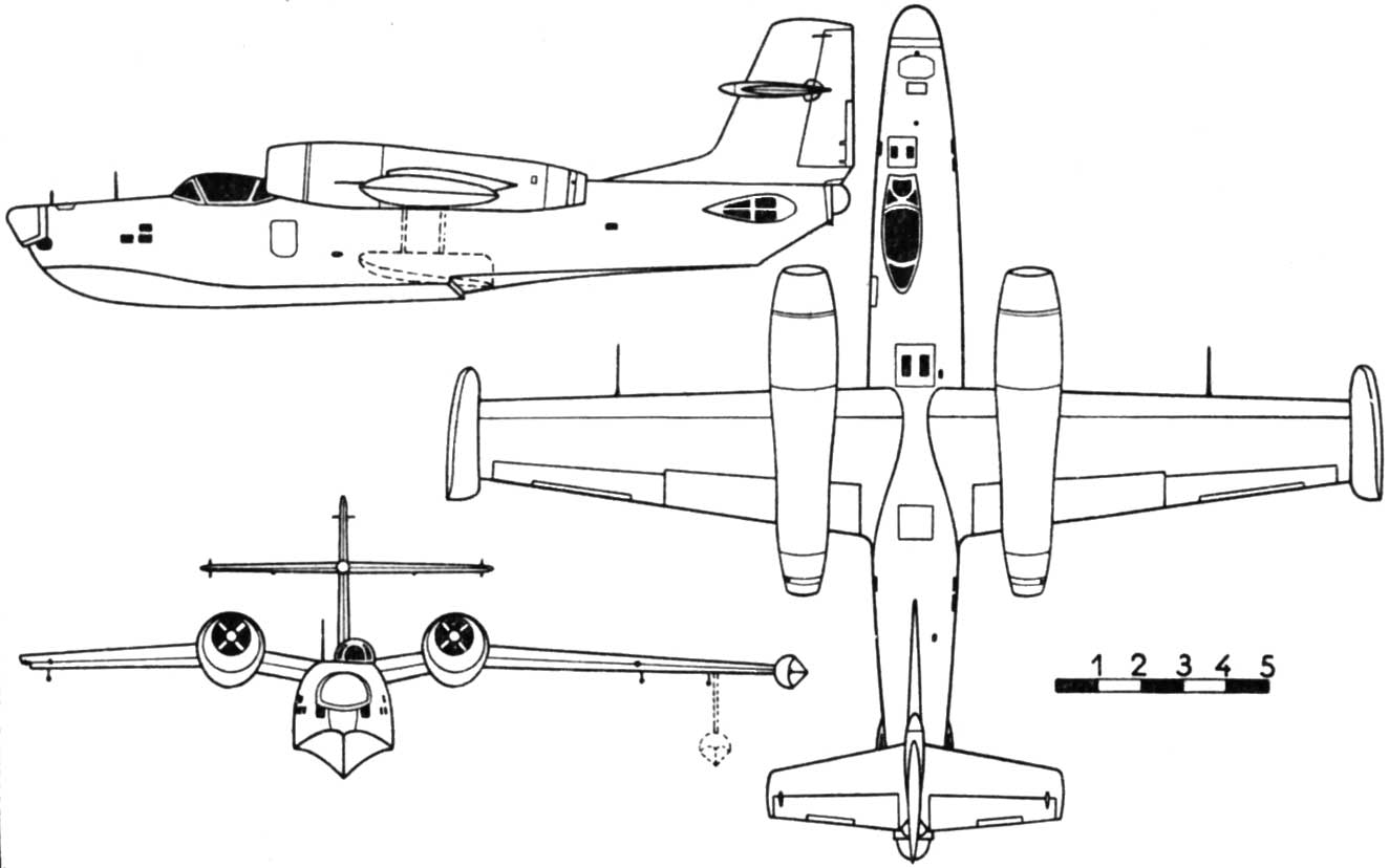Чертеж самолета Р-1