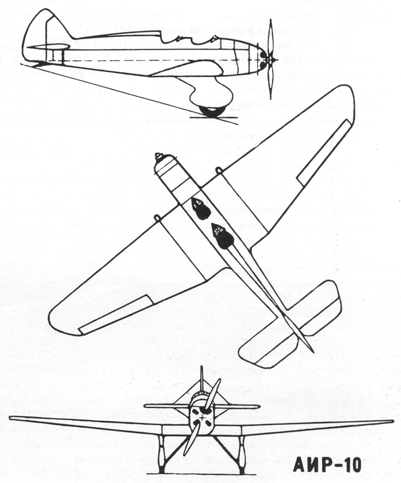 Чертеж АИР-10