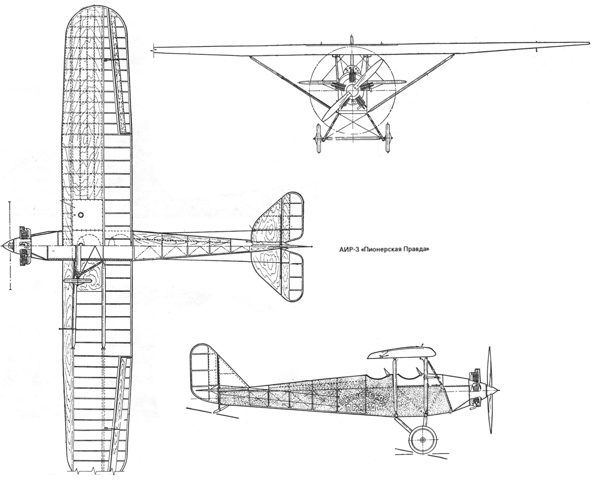 Чертеж АИР-3