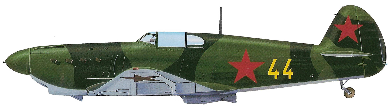 Силуэт Як-1