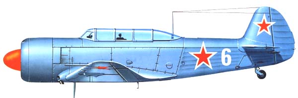 Силуэт Як-11