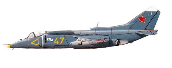 Силуэт Як-38