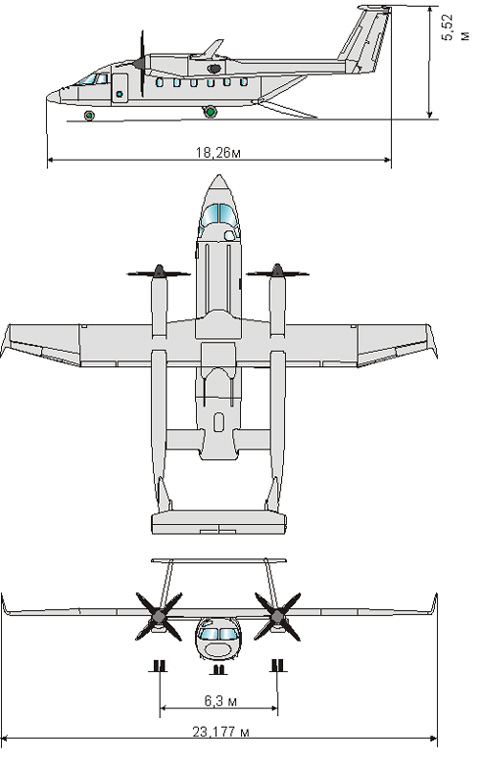 Чертеж Су-80