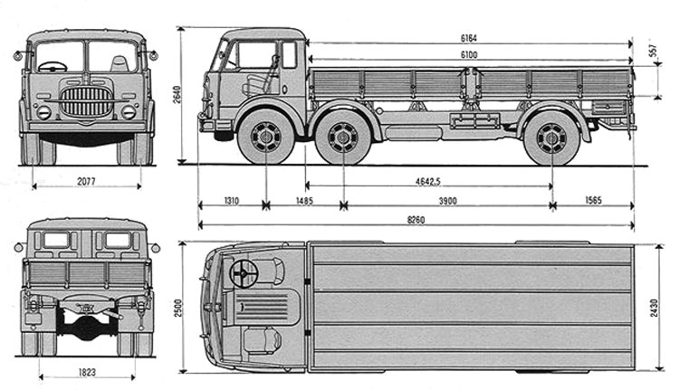 Чертеж Fiat 690 N1 A