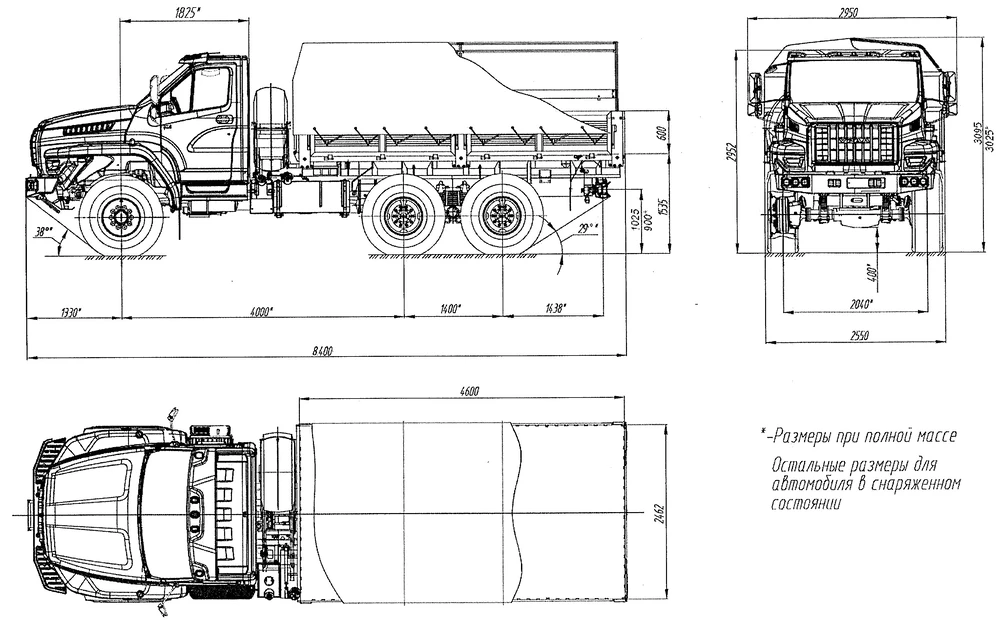 Чертеж Урал Next 4320-5111-73