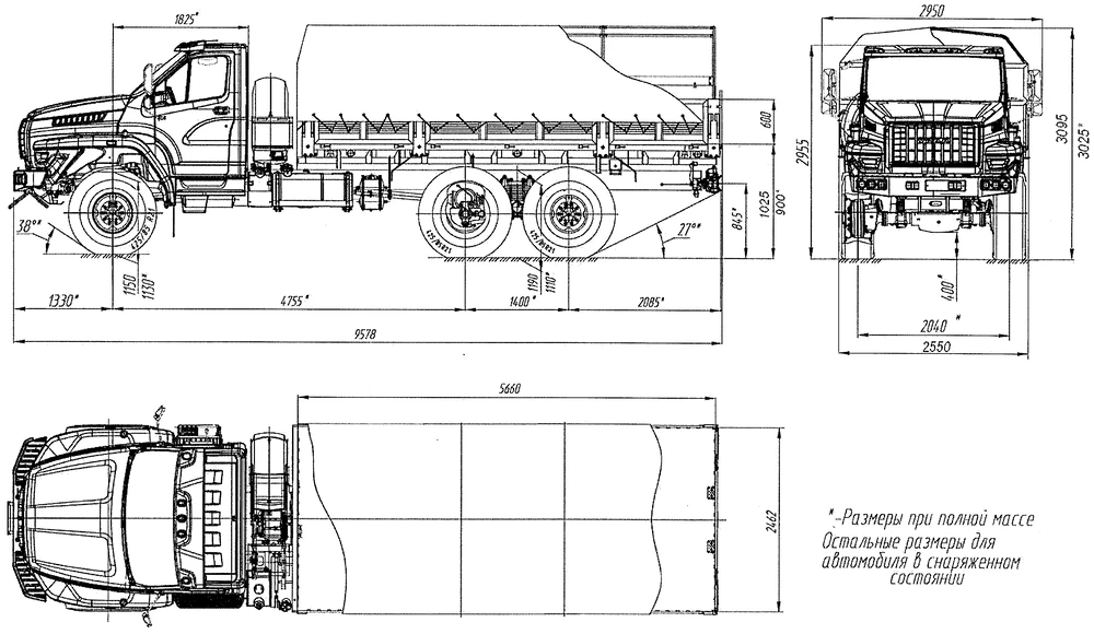 Чертеж Урал Next 4320-5911-74