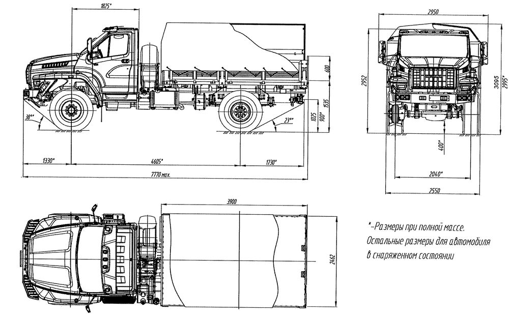 Чертеж Урал Next 43206-5111-71