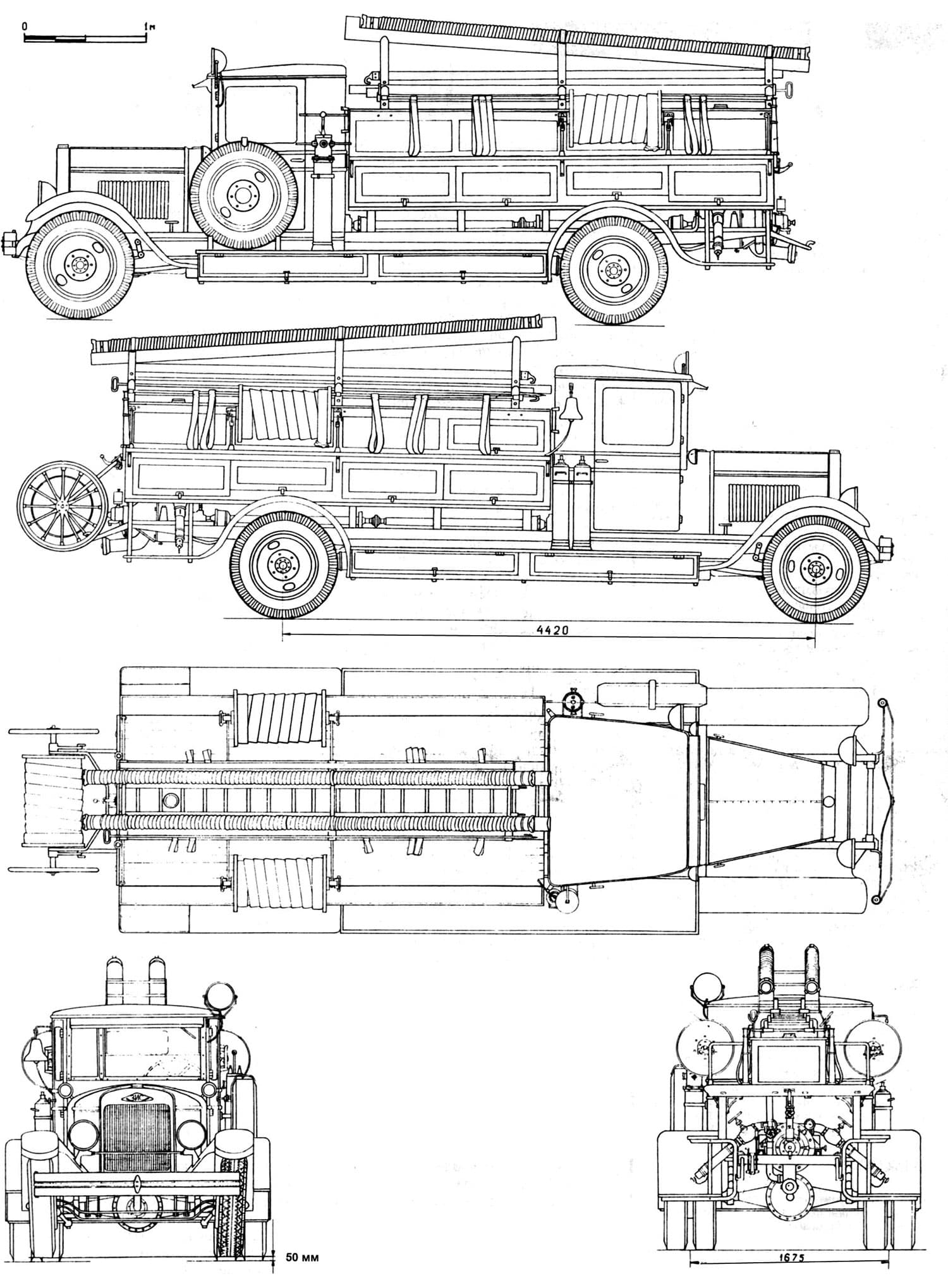Чертеж ЗИС-11 ПМЗ-1