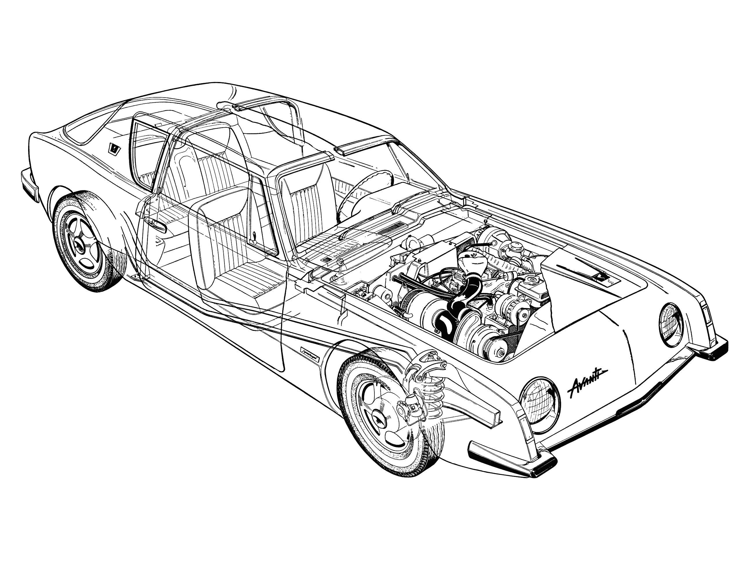 Компоновка Studebaker Avanti