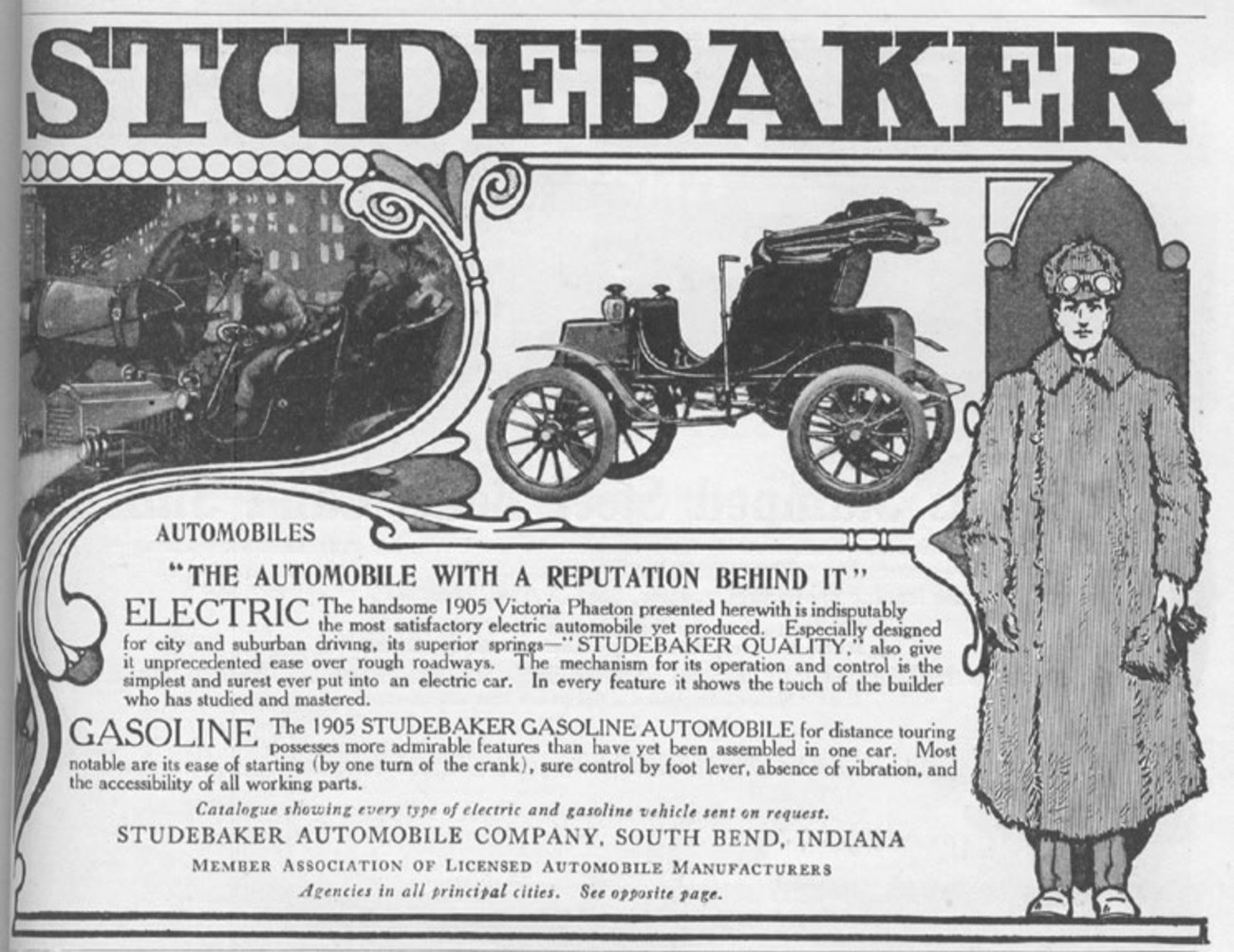 Реклама Studebaker Electric