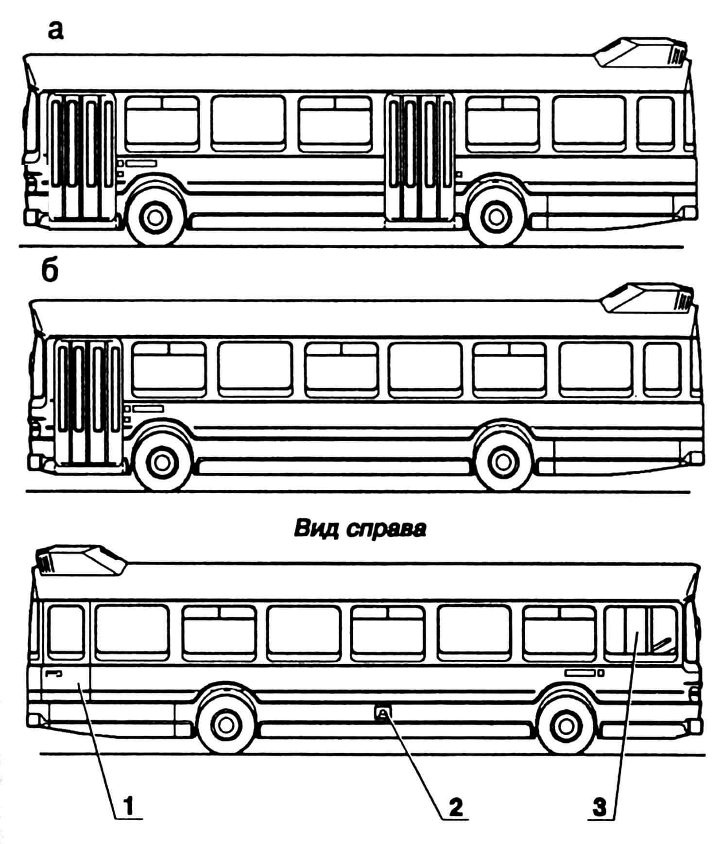 Варианты кузовов Leyland National