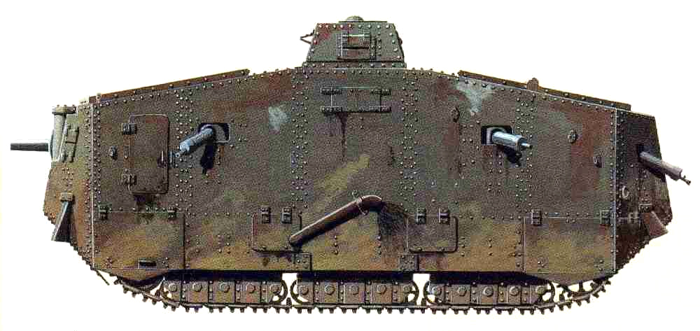 Силуэт танка A7V