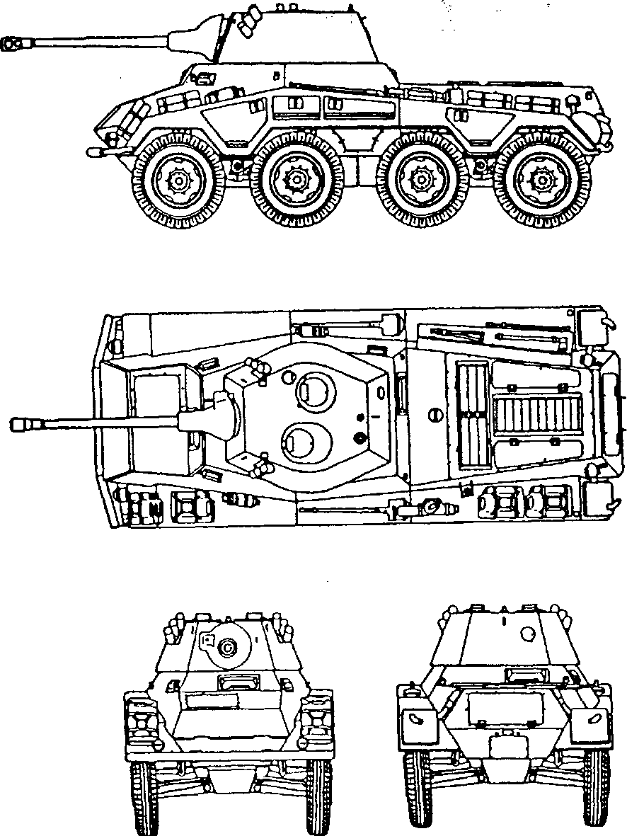 Чертеж Sd.Kfz. 234