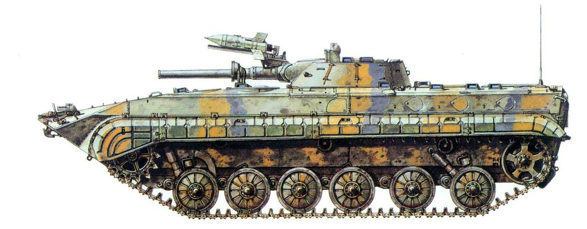 Силуэт БМП-1