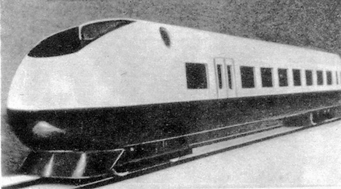 Дизайн проект сверхскоростного поезда ЭР-200, 1964 год
