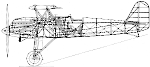 Компоновка Fokker D.XVII