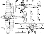Чертеж Fokker D.XVII